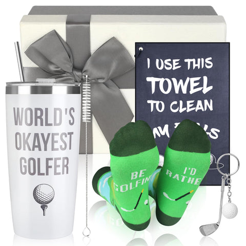 EOEFJW golf gift box displaying a ready-to-gift set for golf lovers