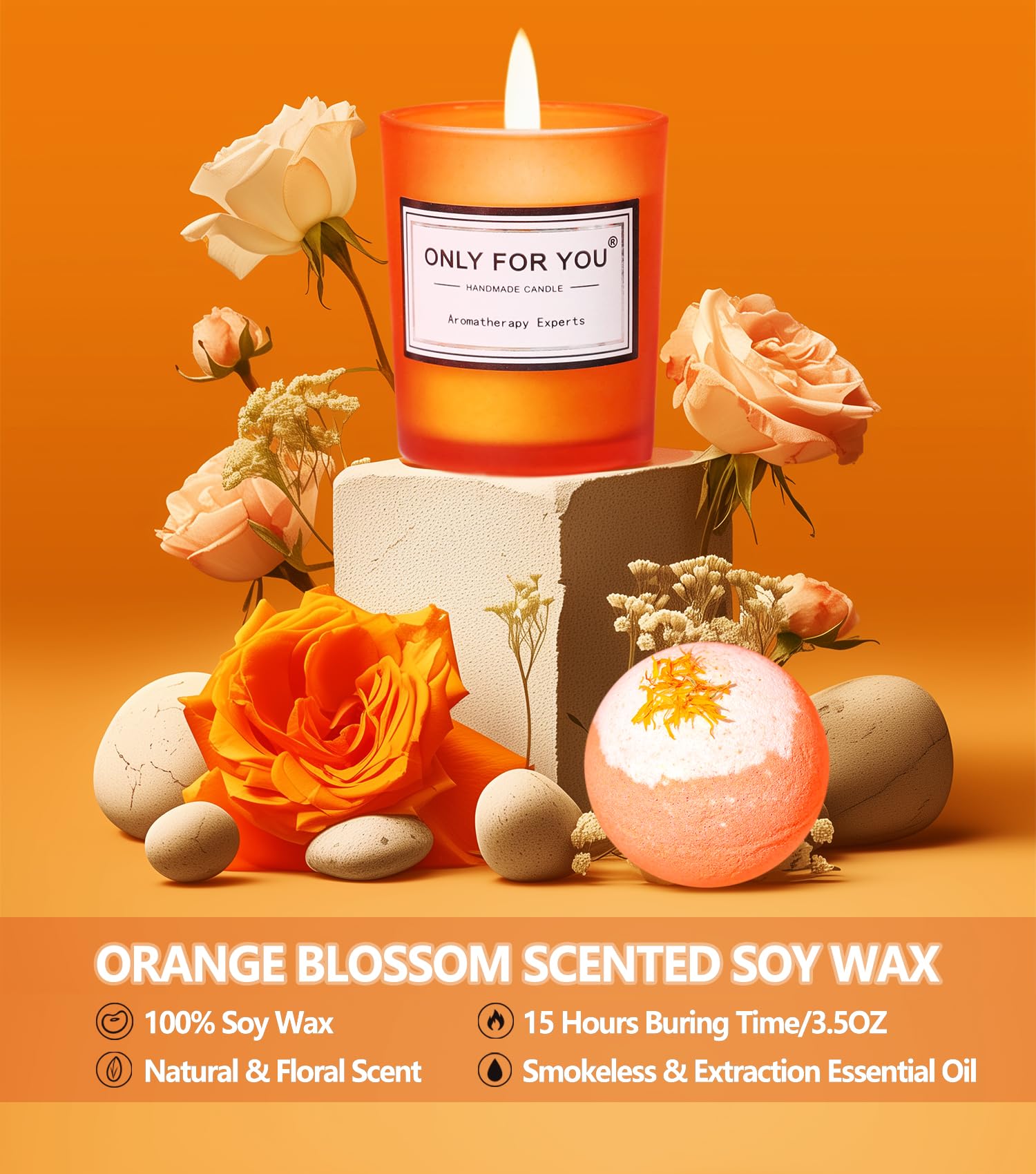 EOMEOH floral scented soap for gentle cleansing