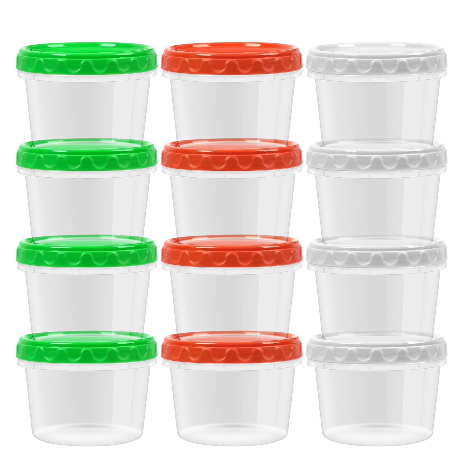 EONJOE 16oz container with lid, front view, ideal for meal prep.