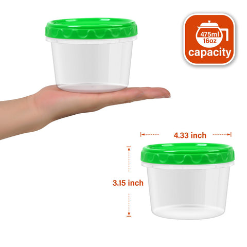 EONJOE stackable design demonstrates nestable containers saving kitchen space.
