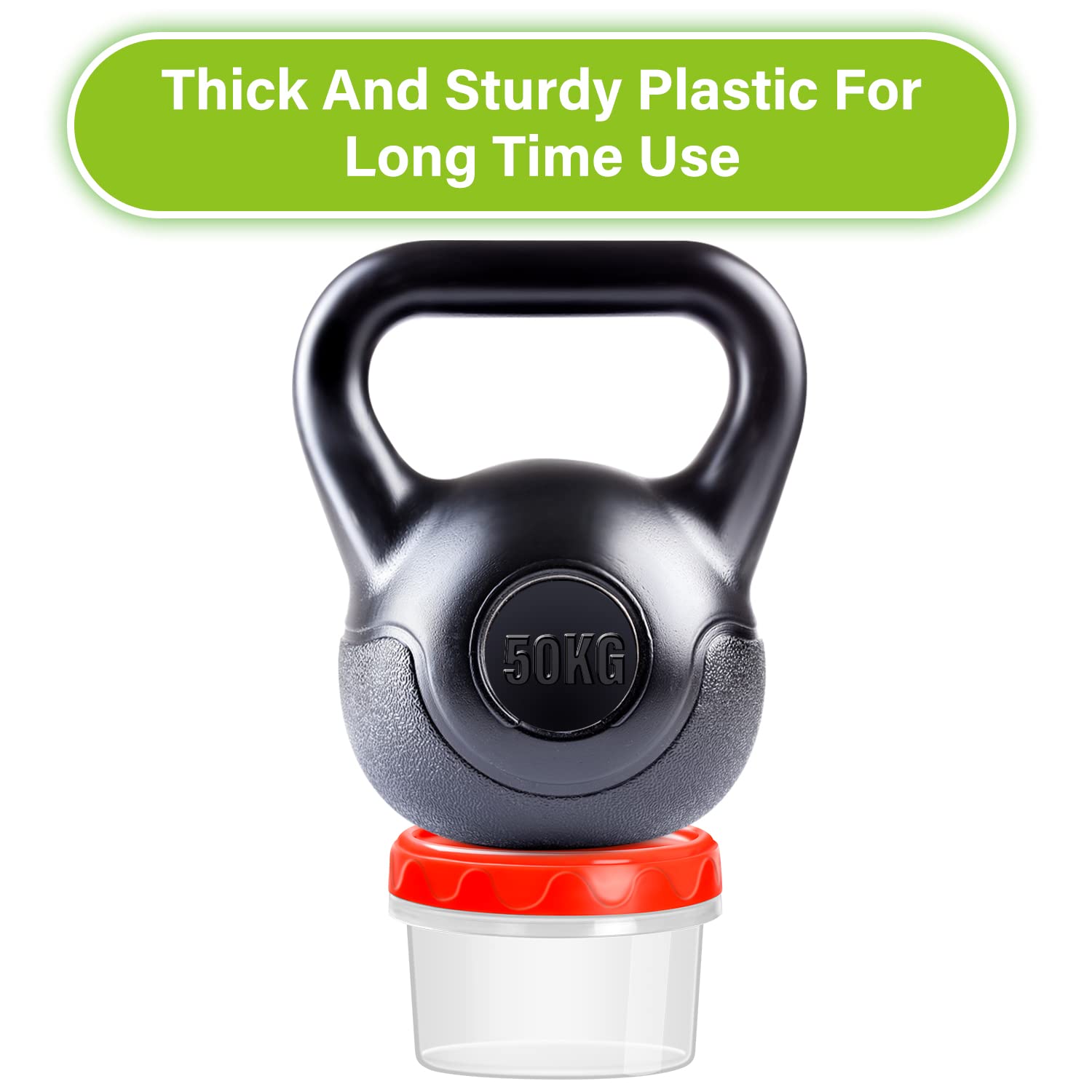 EONJOE 4oz microwave-safe containers for reheating small portions with lids secured.