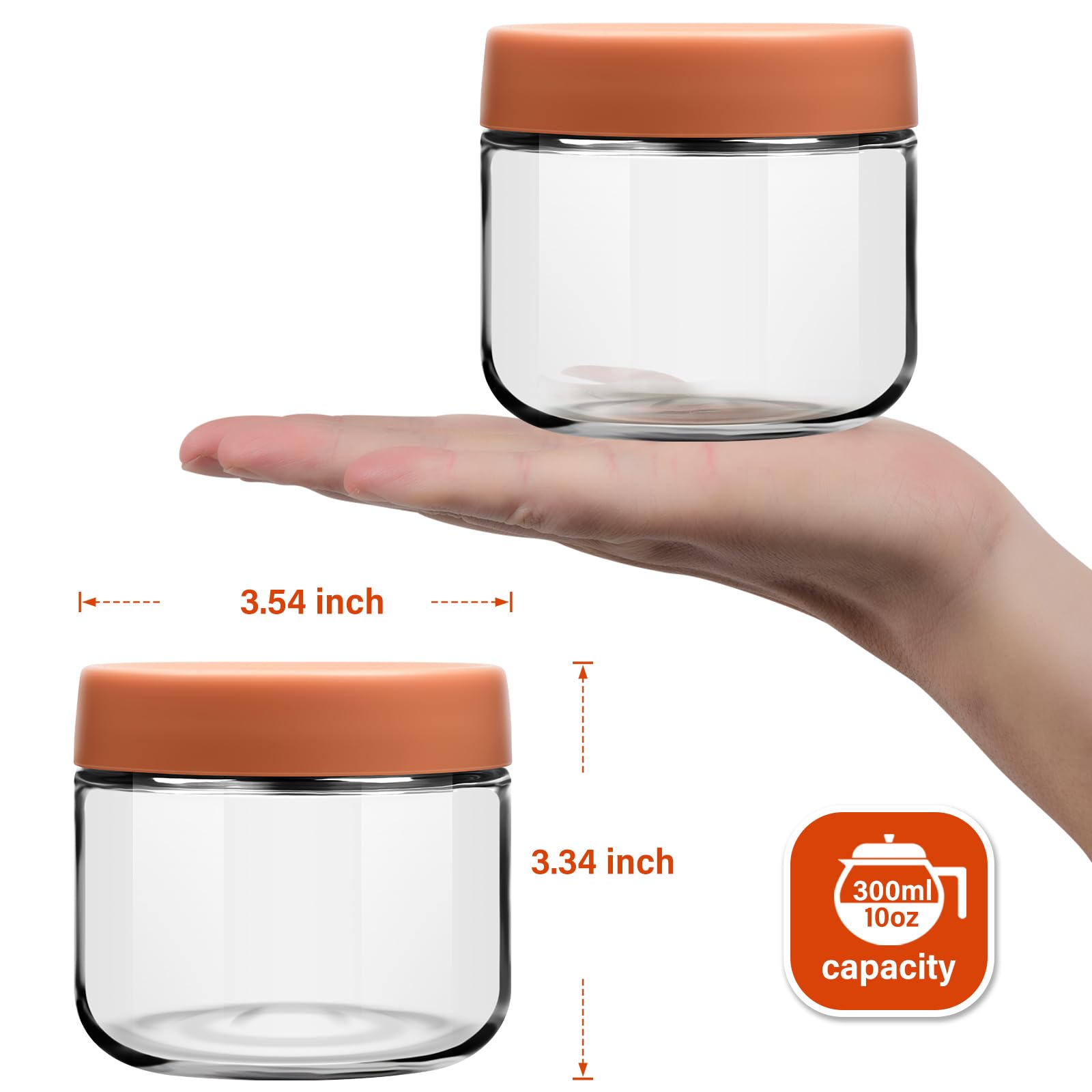 EONJOE overnight oats jar shown for meal prep convenience.