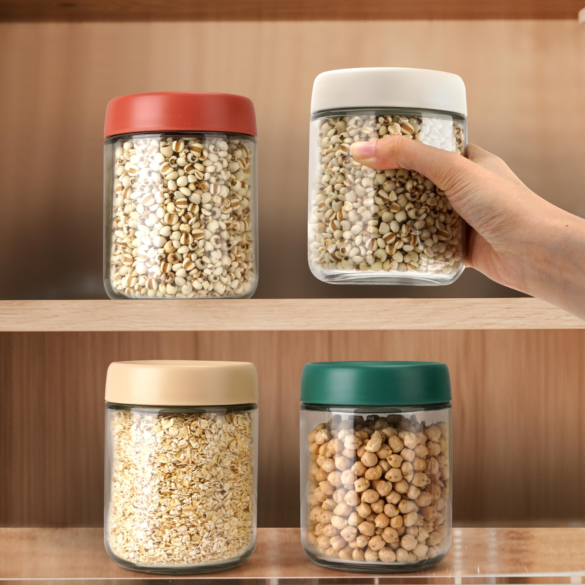 EONJOE 16oz jars support portion control and prep