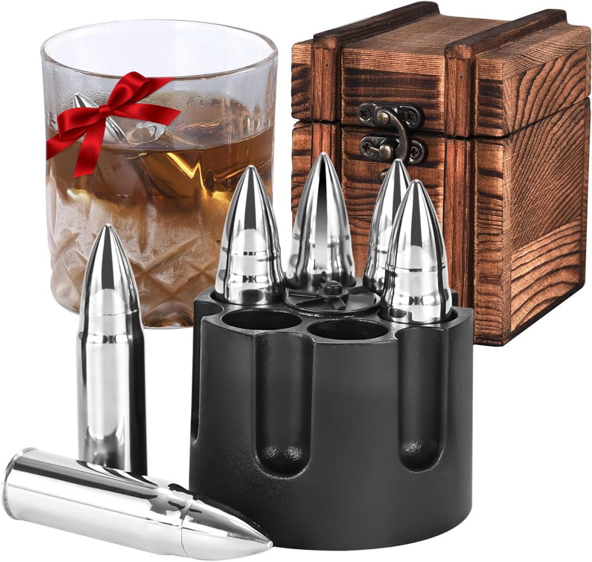 EooCoo whiskey stones gift box showcases premium presentation for gifting.