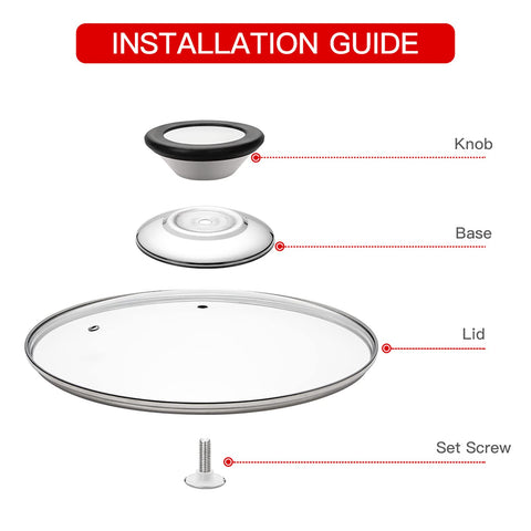 Eooch dishwasher-safe lid for quick cleanup after cooking