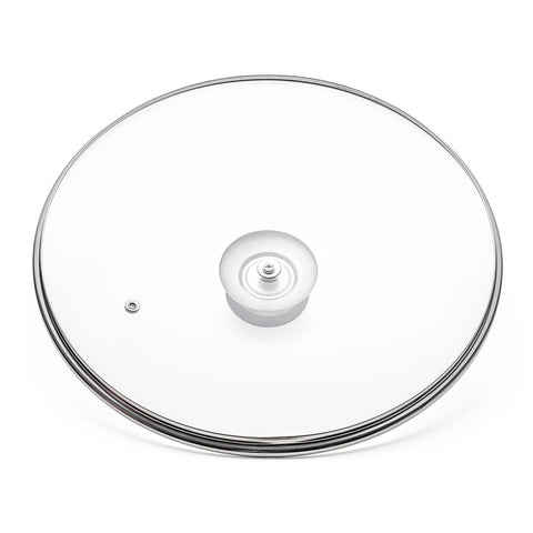 Eooch lid with removable silicone handle stays cool during use