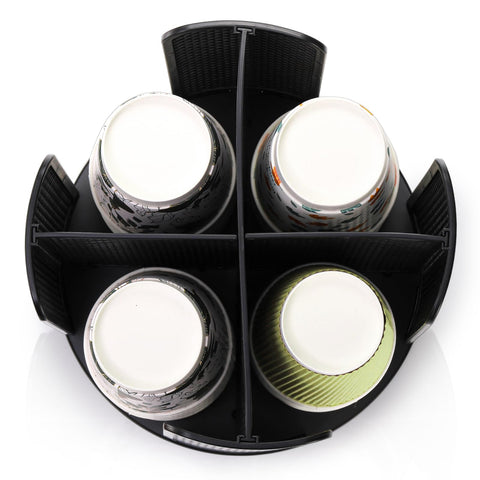 Eorbow 360 swivel bottom tray enables smooth reach for staff and customers.