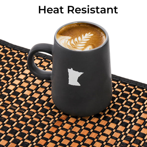 Eorbow anti-slip design keeps plates stable on busy dining tables.