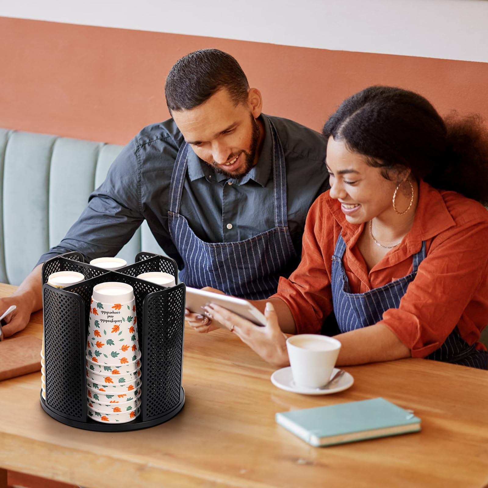 Eorbow versatile organizer for offices cafes bars and breakrooms.