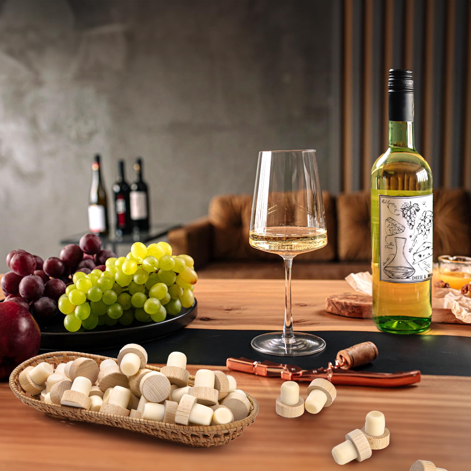 Eorbow size-friendly cork fits standard 375ml–750ml bottles.