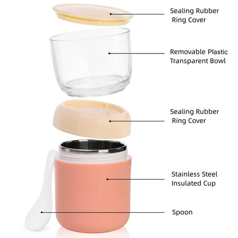 Eorbow wide-mouth top bowl for easy filling and cleaning.