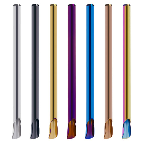 EORTA 7-piece stainless steel straw set for eco-friendly sipping and sharing.