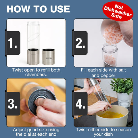 Eparé transparent windows aid quick refills during cooking