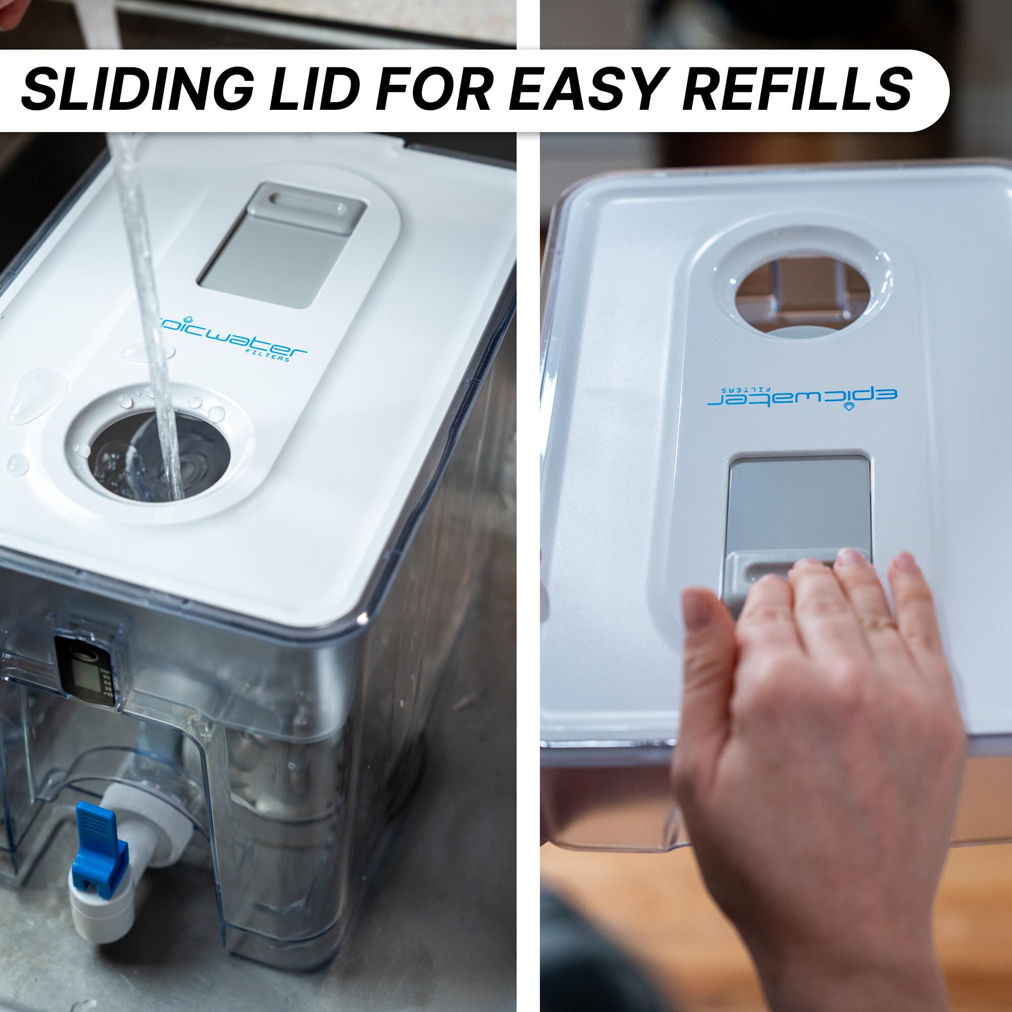 Epic Pure materials are BPA-free and food-grade for safety