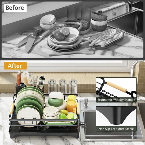 Epicano rustproof construction resists wear while keeping utensils organized.