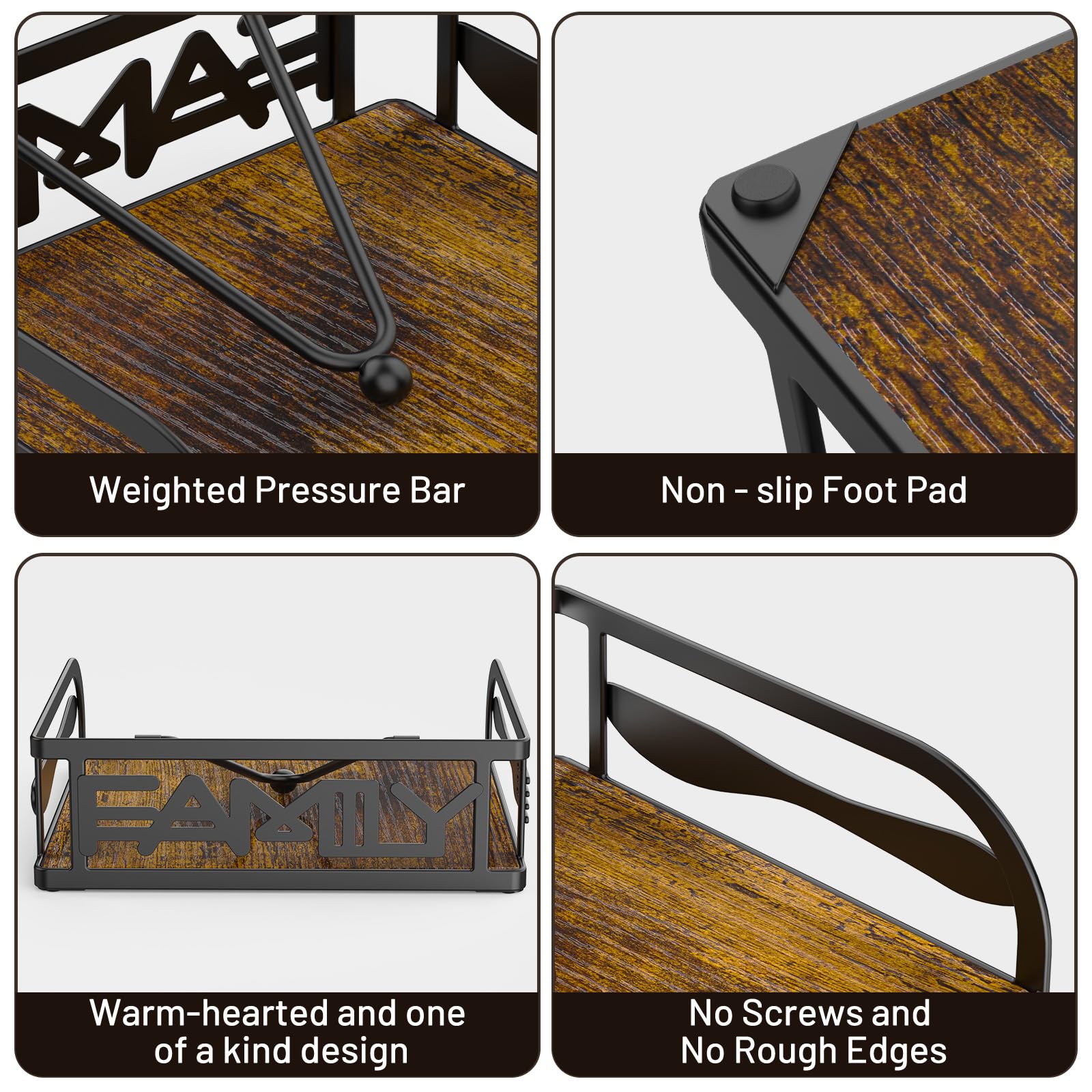 Epicano 7.1-inch square napkin holder fits dinner and cocktail napkins neatly.