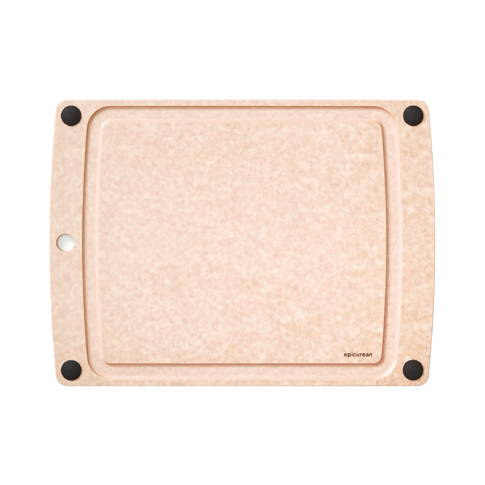 Epicurean all-in-one cutting board with natural finish for versatile prep