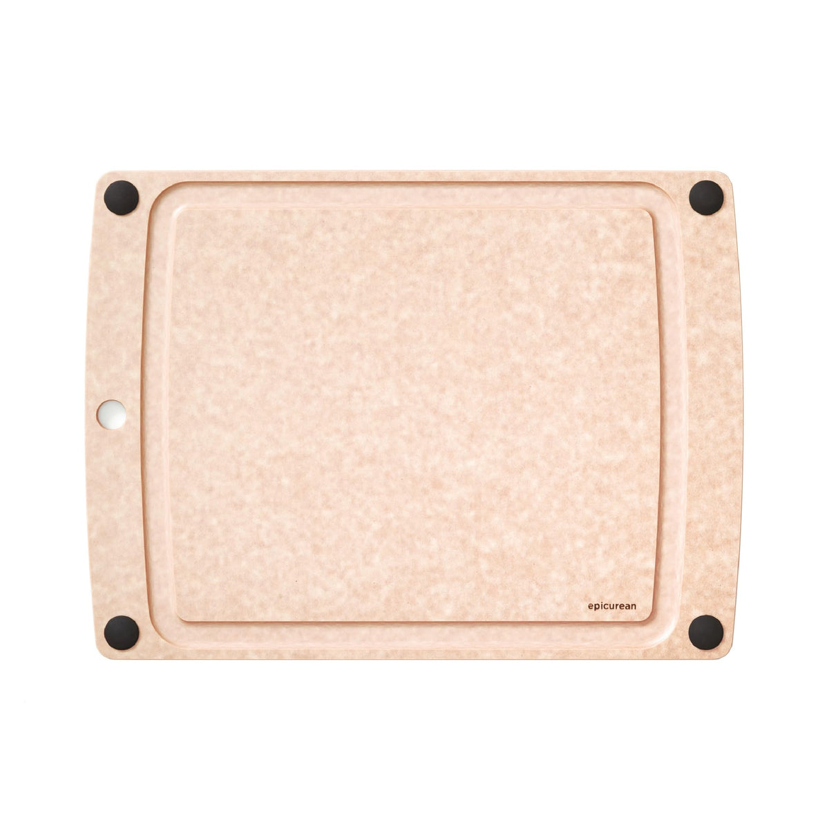 Epicurean all-in-one cutting board with natural finish for versatile prep
