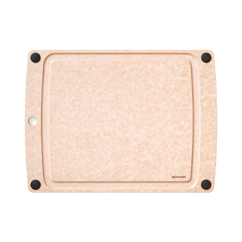 Epicurean all-in-one cutting board with natural finish for versatile prep