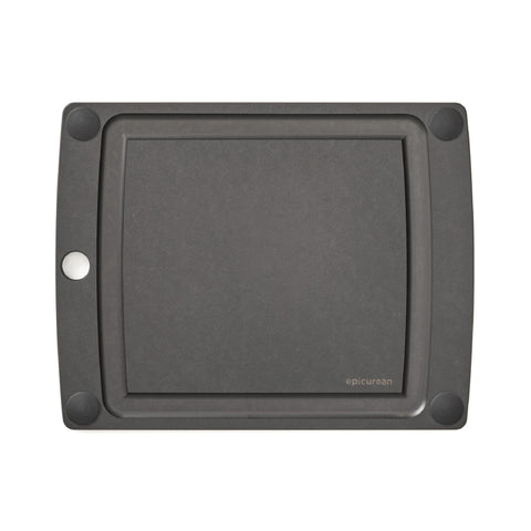 Epicurean all-in-one cutting board front view with secure non-slip grip.