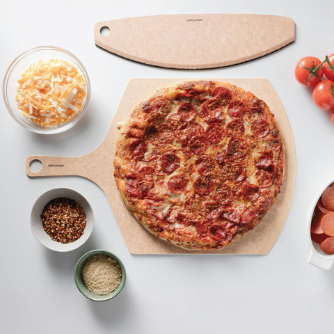 Epicurean pizza peel is dishwasher-safe for quick cleaning