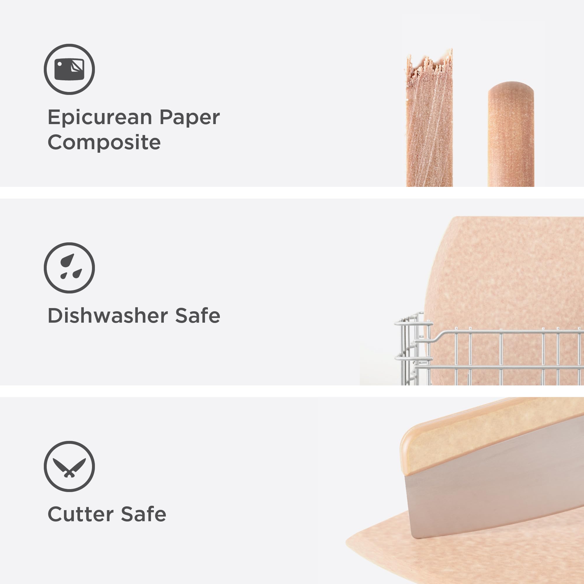 Epicurean pizza peel with reversible design for versatile use