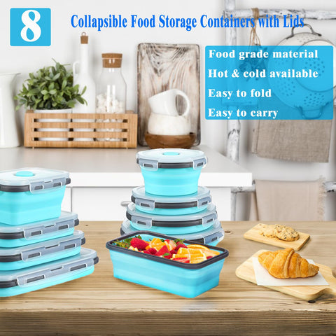 Epinke microwave-safe silicone bowls for quick reheats.