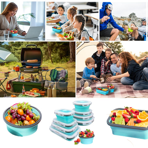 Epinke camping and travel collapsible bowls for versatile meals.
