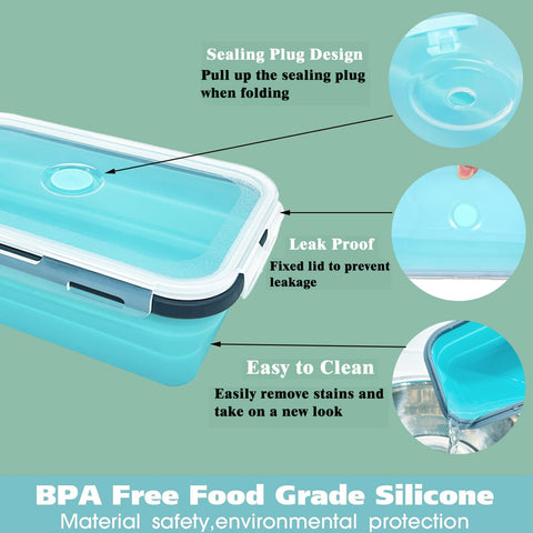 Epinke collapsible bowls folded compact for easy packing.