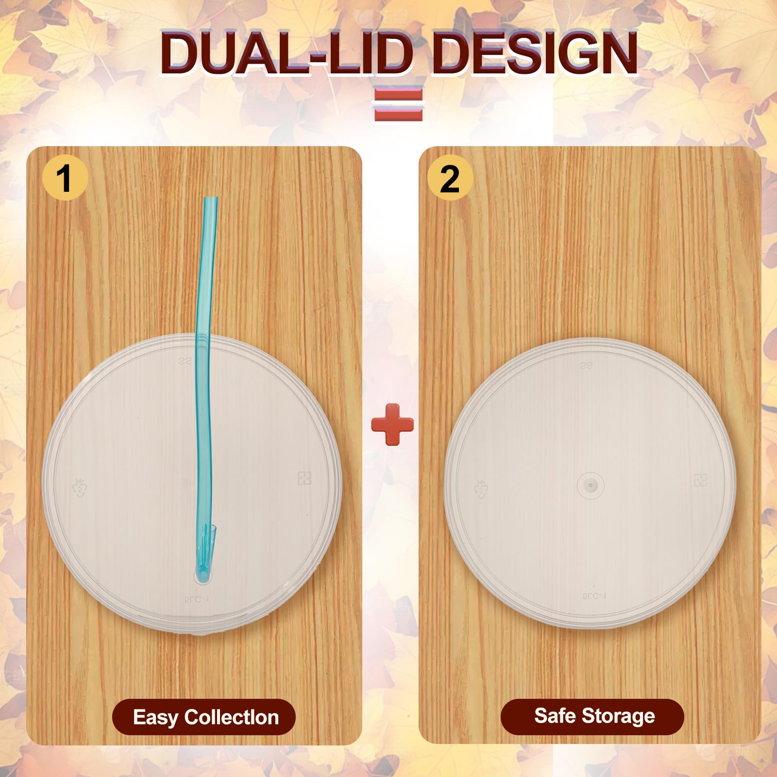 Epoacht see-through buckets reveal harvest timing and sap flow.