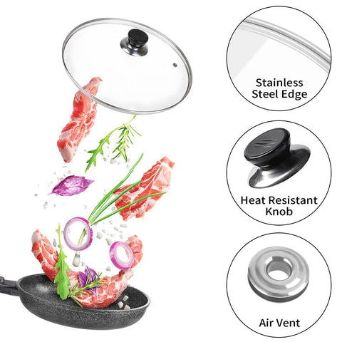 Eptcp 10-inch pan lid is dishwasher-safe for quick cleanup after cooking.