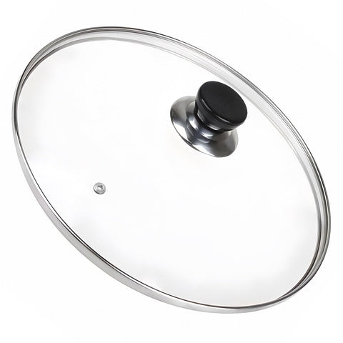 Eptcp 10-inch pan lid tempered glass for easy viewing and safe high-heat cooking.