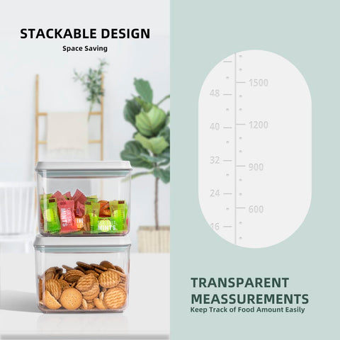 EQI 2.7qt pop airtight container for bulk ingredients and flour