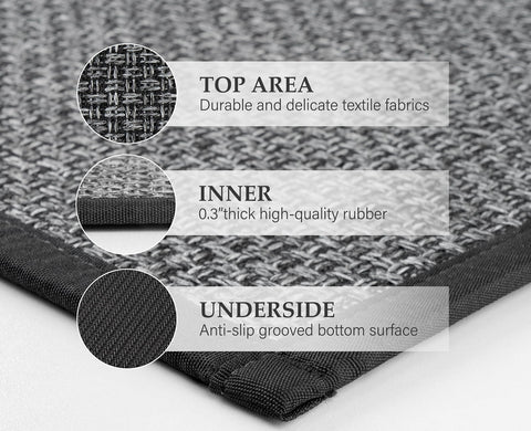 eqivei rug in foyer or entryway enhances welcome area