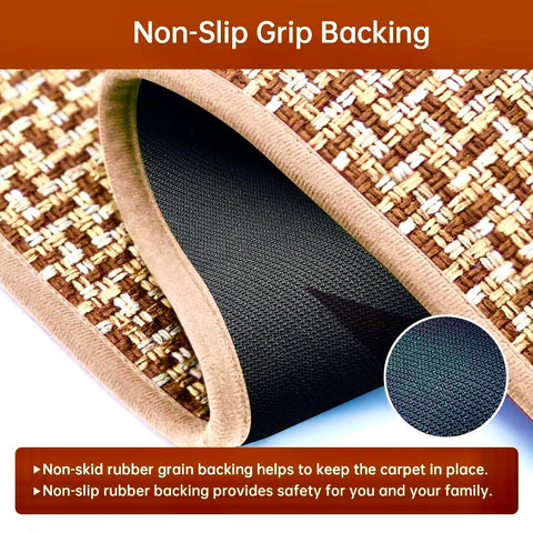 eqivei front-of-sink mat brown, provides comfort and moisture protection