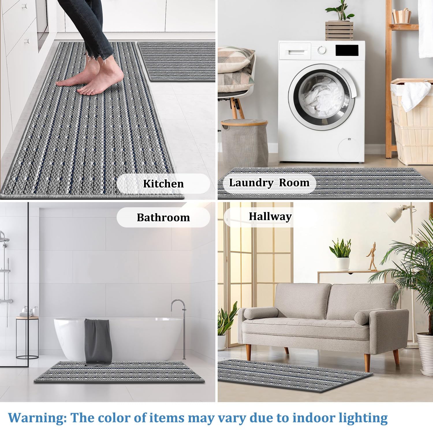 eqivei machine-washable rug care makes cleaning easy.