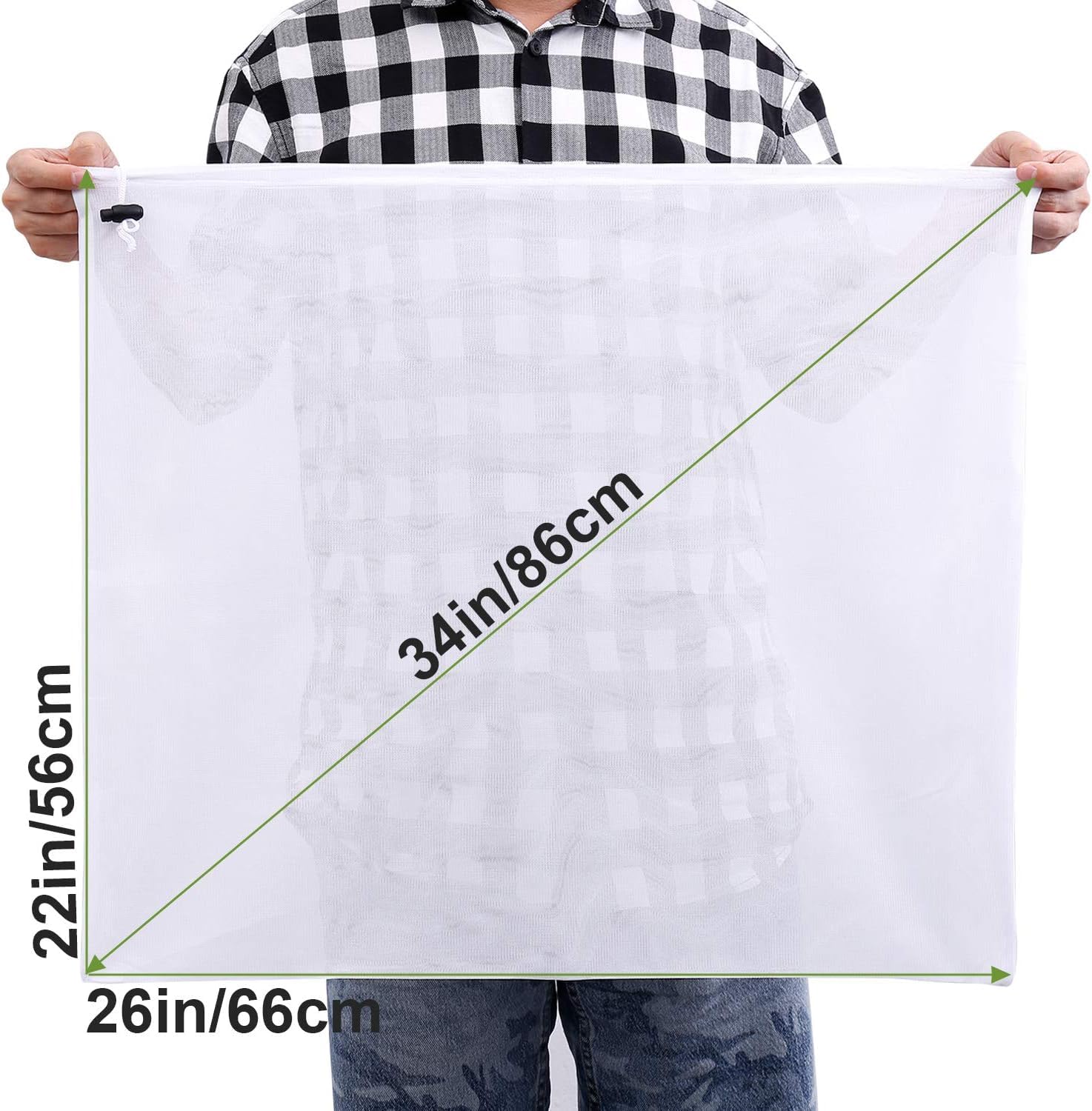 Eraturalky mesh strainer bag 26x22 ready for large batches.