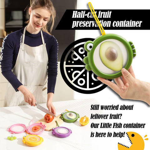 Erehere onion keeper container seals odors and extends shelf life.
