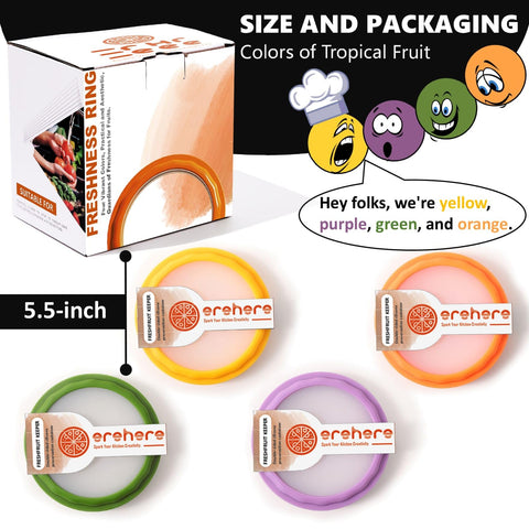 Erehere twist-on lid design enables easy opening and sealing.