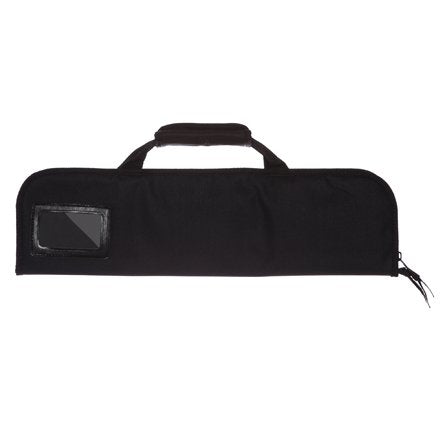Ergo Chef knife case roll features 5 elastic pockets to secure blades