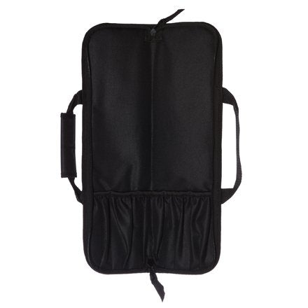 Ergo Chef knife case roll interior with black pockets keeps tools organized