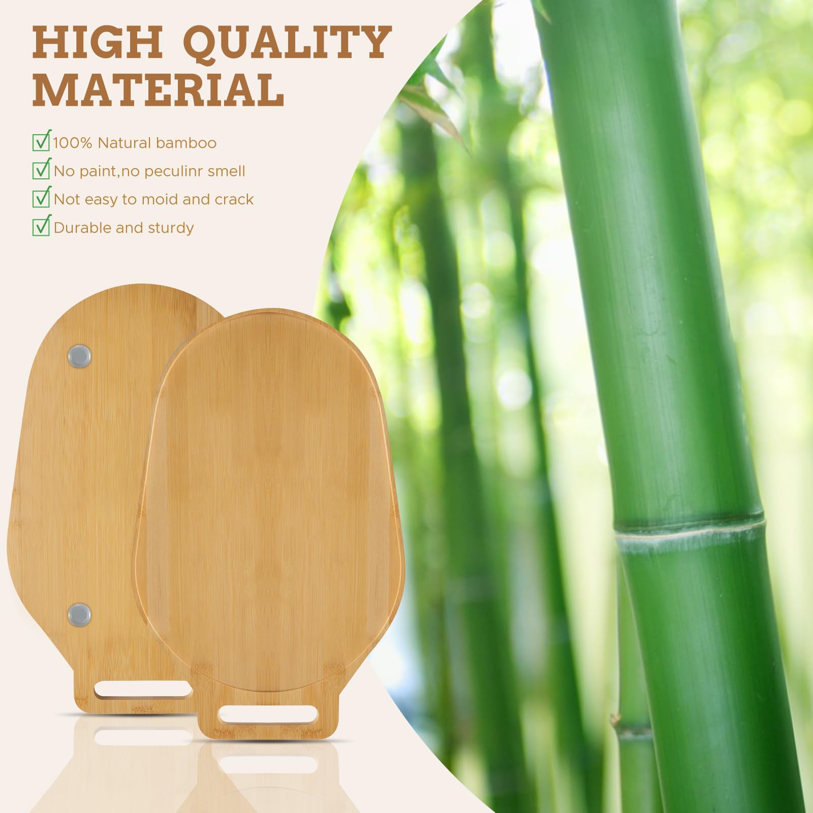 Ericair Bamboo Mixer Mat Protects Countertop during operation from heat and scuffs.
