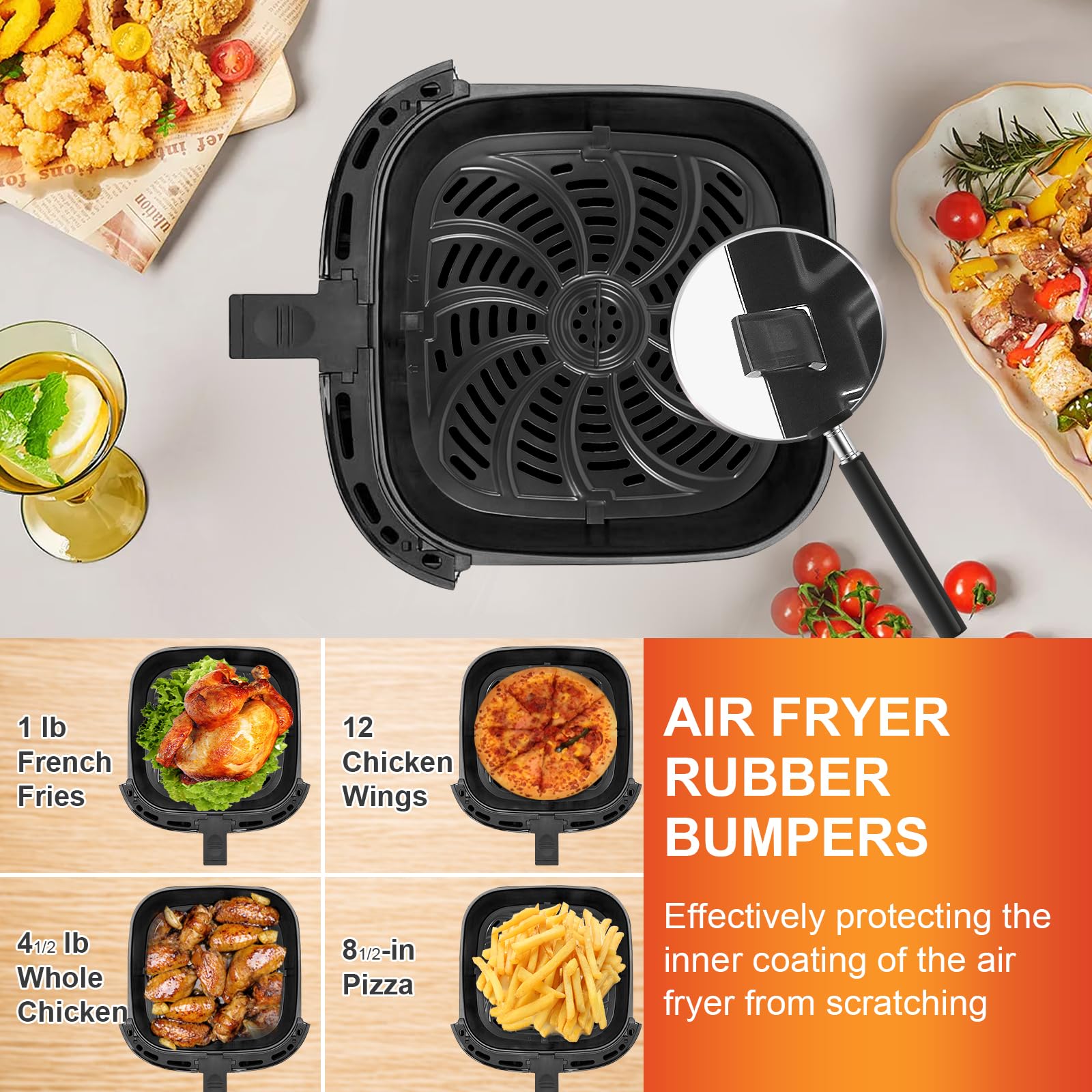 Ericair grill pan features a middle handle for easy access