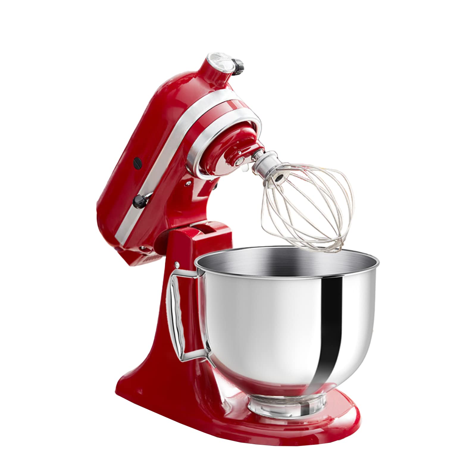 Ericair stainless steel bowl fits KitchenAid Artisan and Classic tilt-head mixers for versatile prep