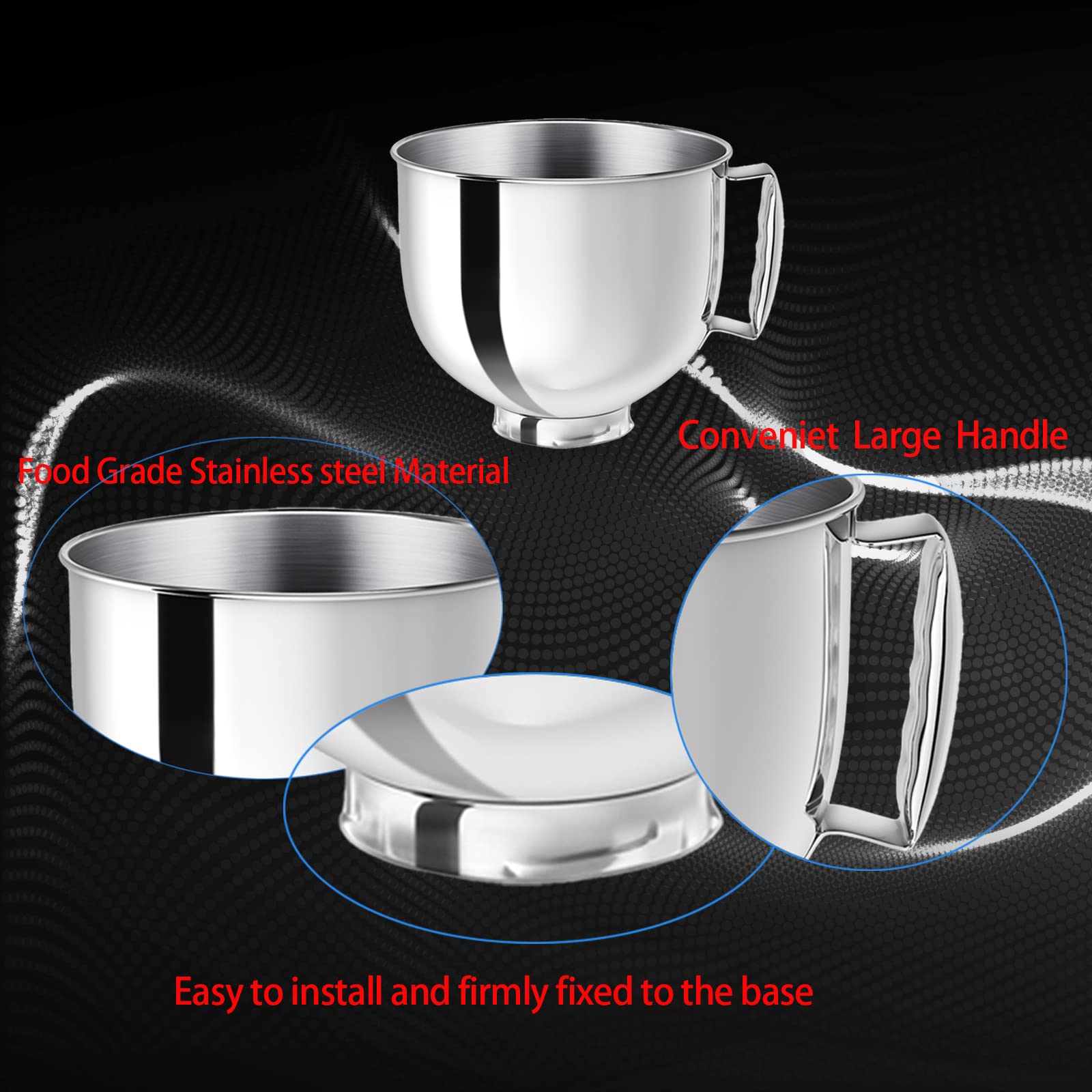 Ericair oven-safe up to 500°F bowl for quick heating during prep