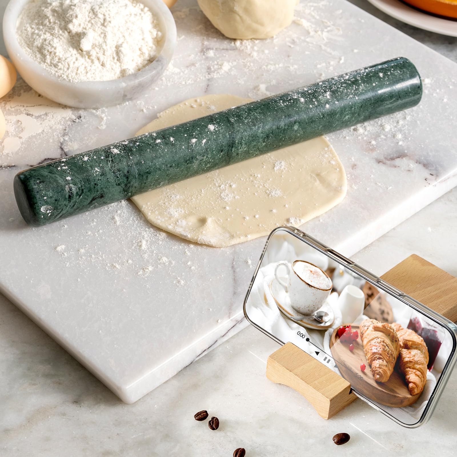 Erongoo marble rolling pin unique stone variations make a special gift