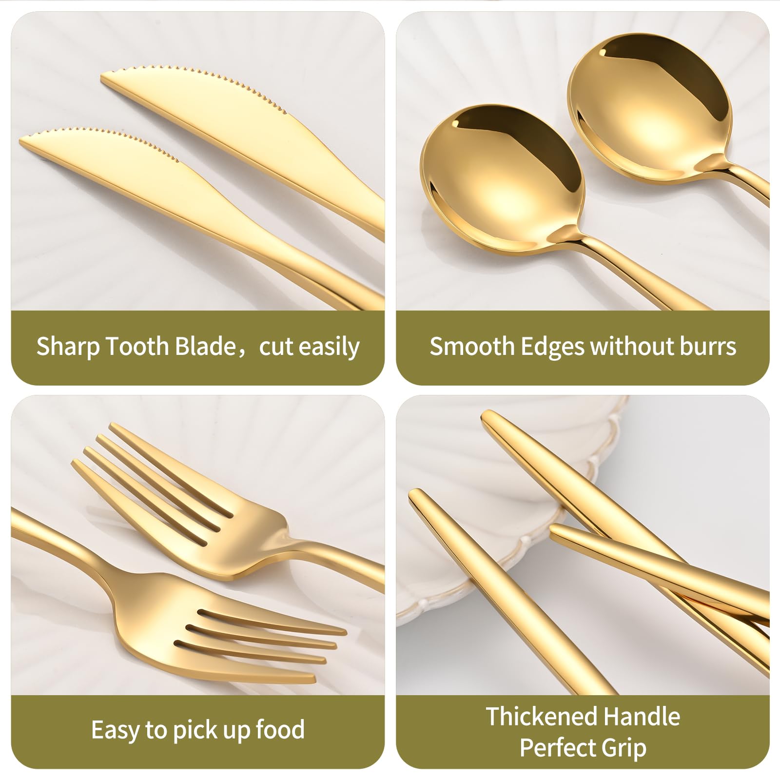 ERVILO balanced design suits main courses and desserts with minimal utensil switching.