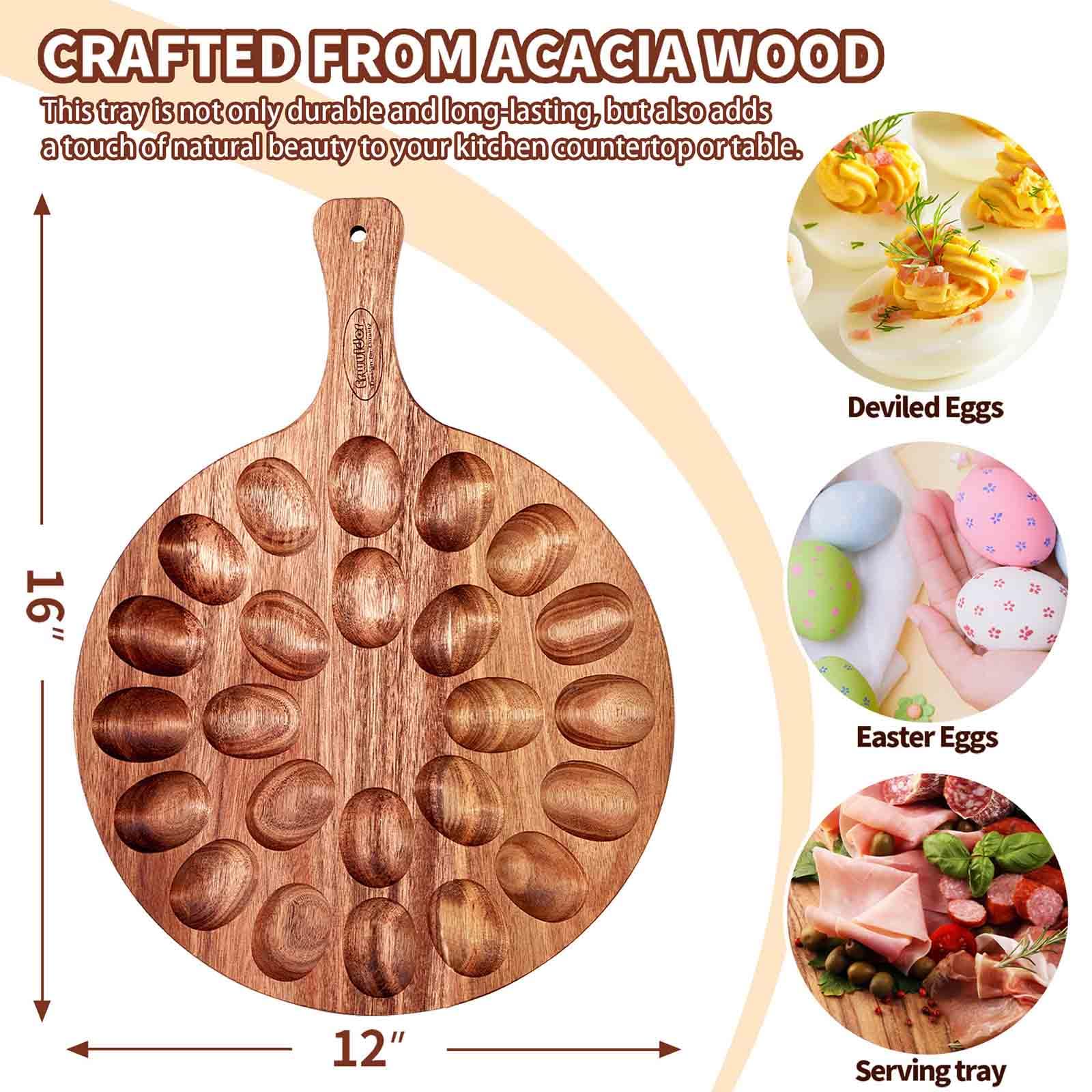 Erwuldor Easy-transport handle for taking the platter to gatherings.