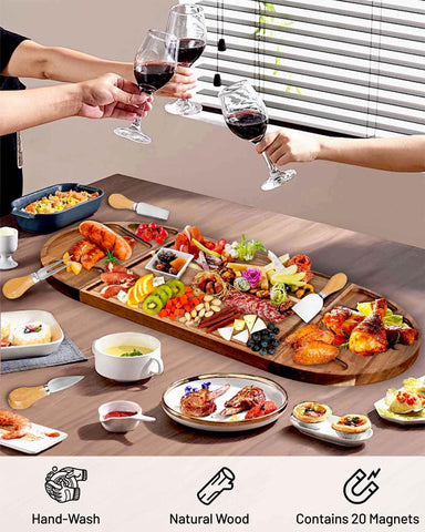 Erwuldor magnetic splice design keeps boards secure during stylish gatherings