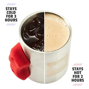 Escape Climbing Crimp Mug double-wall insulated keeps drinks hot or cold